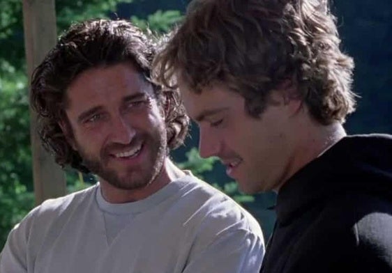 Gerald Butler (i) y Paul Walker (d).