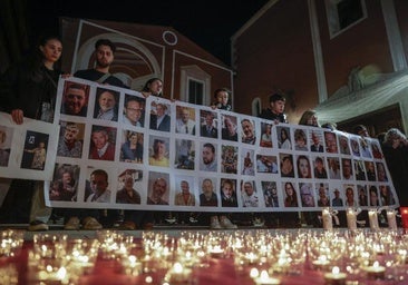 Acto por los fallecidos de la dana, en Picanya el pasado mes de febrero.