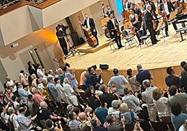 Ovación a la OCV en el Auditorio Nacional.