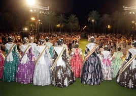 Uno de los actos de las preselecciones celebrado en los jardines del Palau.
