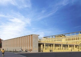 Construir después de la dana en la zona cero: el colegio de Xirivella tendrá un patio en altura, su propio tanque de tormentas y un pórtico/parapeto
