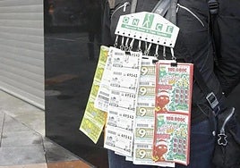 Un kiosco de la ONCE en una imagen de archivo.