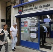 Una administración de Loterías en una imagen de archivo.