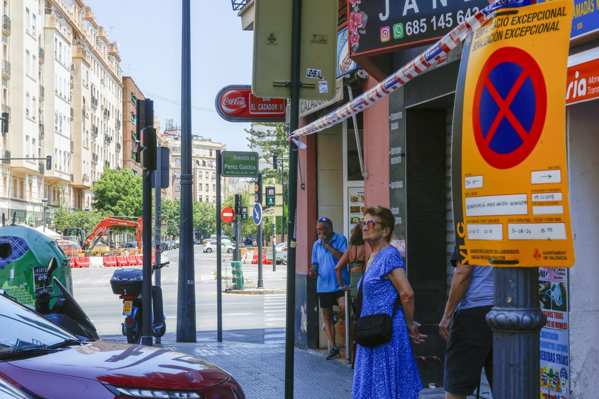 FOTOS | La avenida Pérez Galdós, lista para arrancar las obras de remodelación
