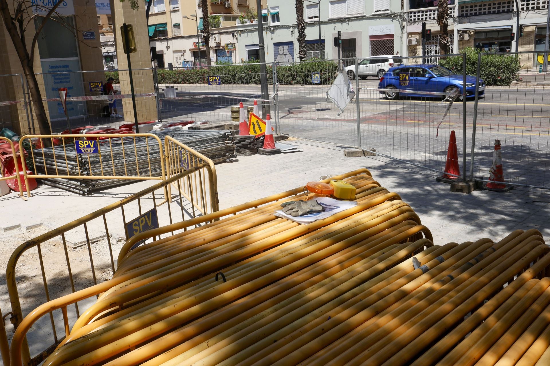 FOTOS | La avenida Pérez Galdós, lista para arrancar las obras de remodelación