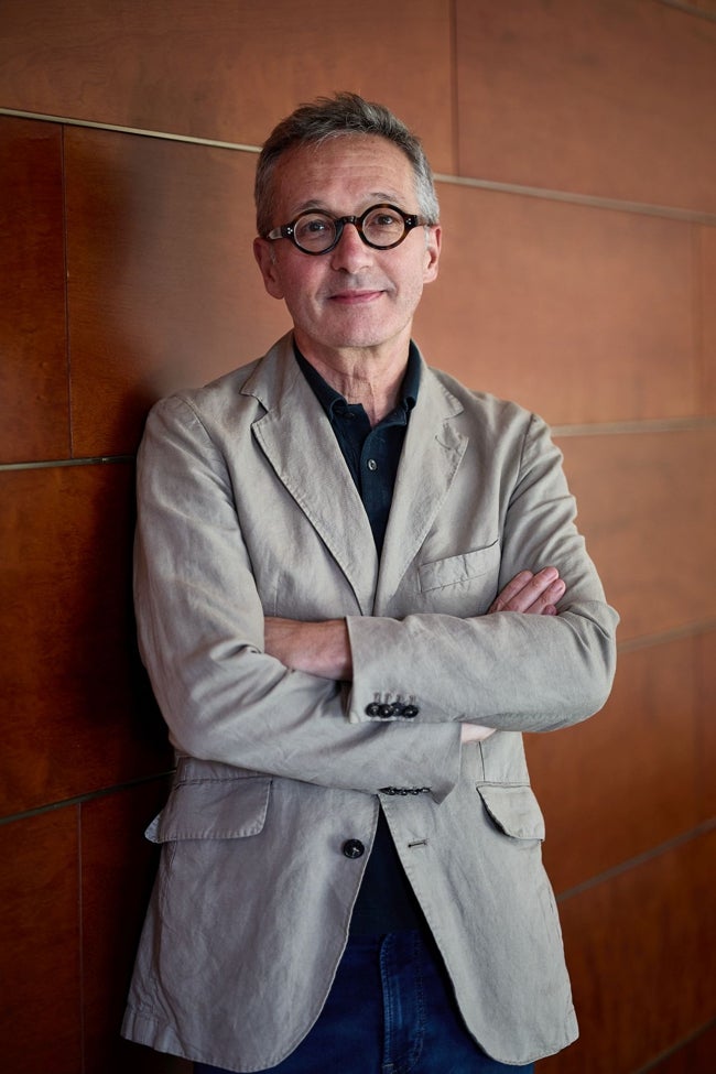 José María Lassalle, minutos antes de la entrevista.