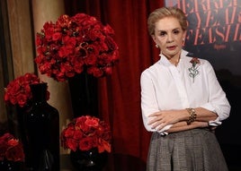 La diseñadora Carolina Herrera, en una imagen de archivo.