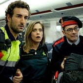 Miki Esparbé, María León y Jordi Sánchez.