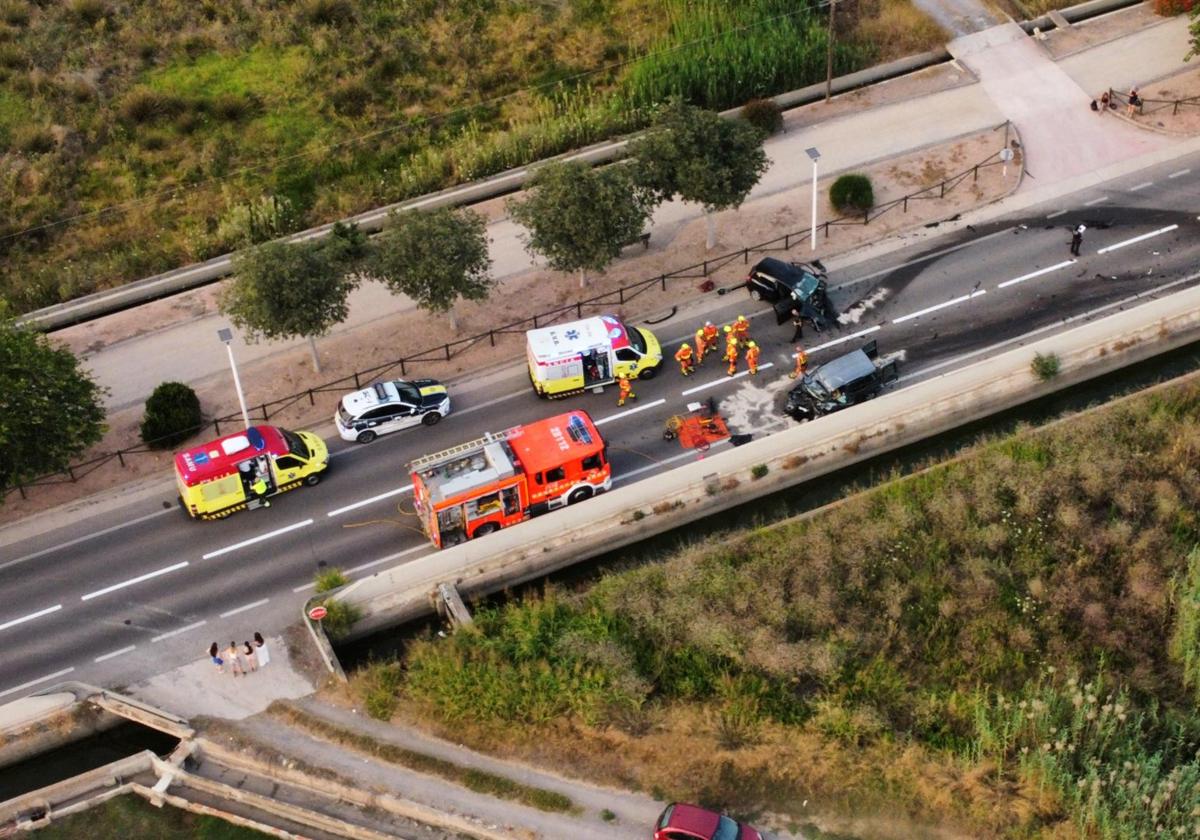 Muere un matrimonio en un accidente en Puçol