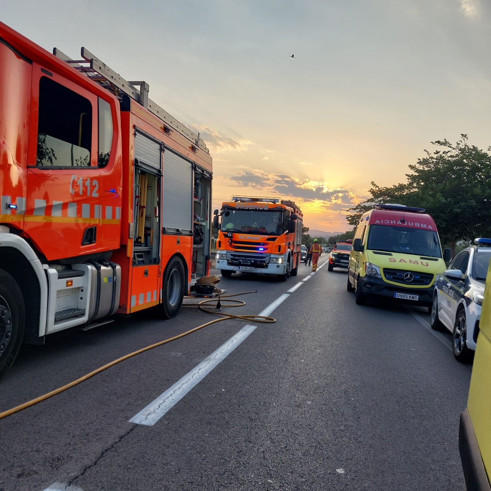 Muere un matrimonio en un accidente en Puçol