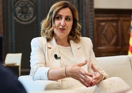 Maria José Catalá, en una entrevista con LAS PROVINCIAS.