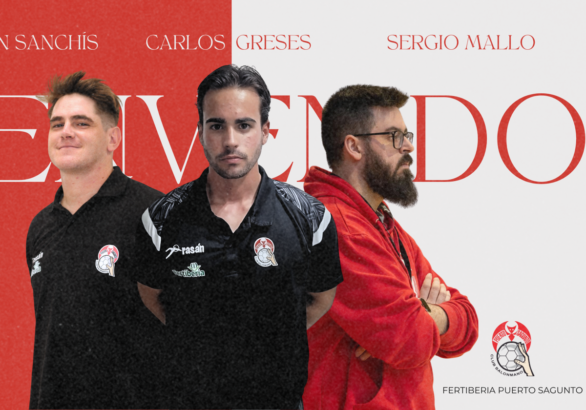 De izquierda a derecha: Vicent Sanchís, Carlos Greses y Sergio Mallo.