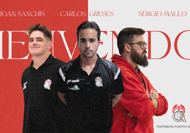 De izquierda a derecha: Vicent Sanchís, Carlos Greses y Sergio Mallo.
