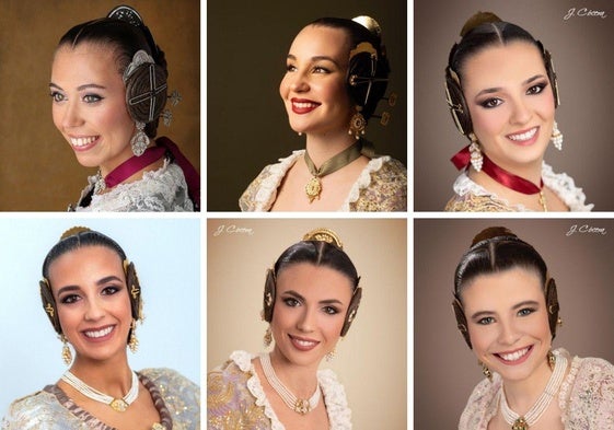 Las primeras candidatas a fallera mayor de Valencia 2026