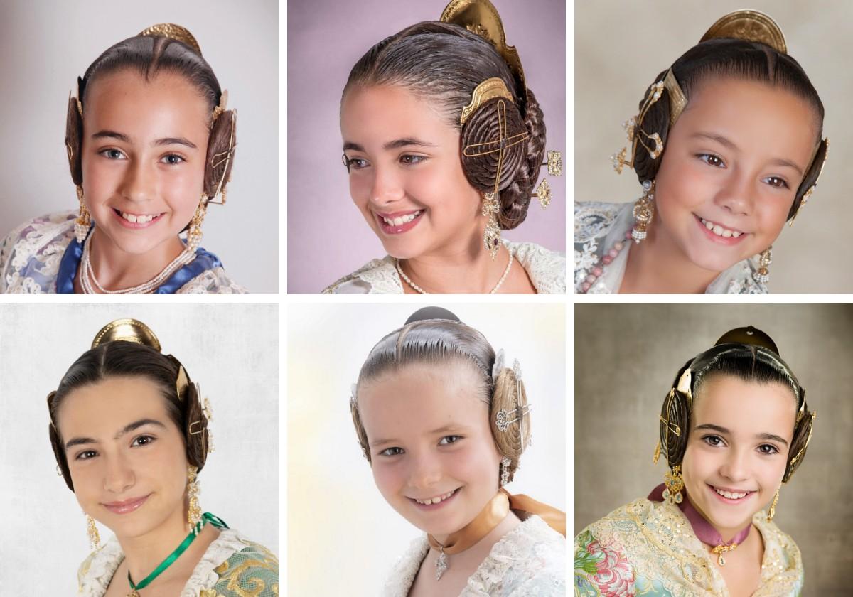 Candidatas a fallera mayor infantil de Valencia 2026