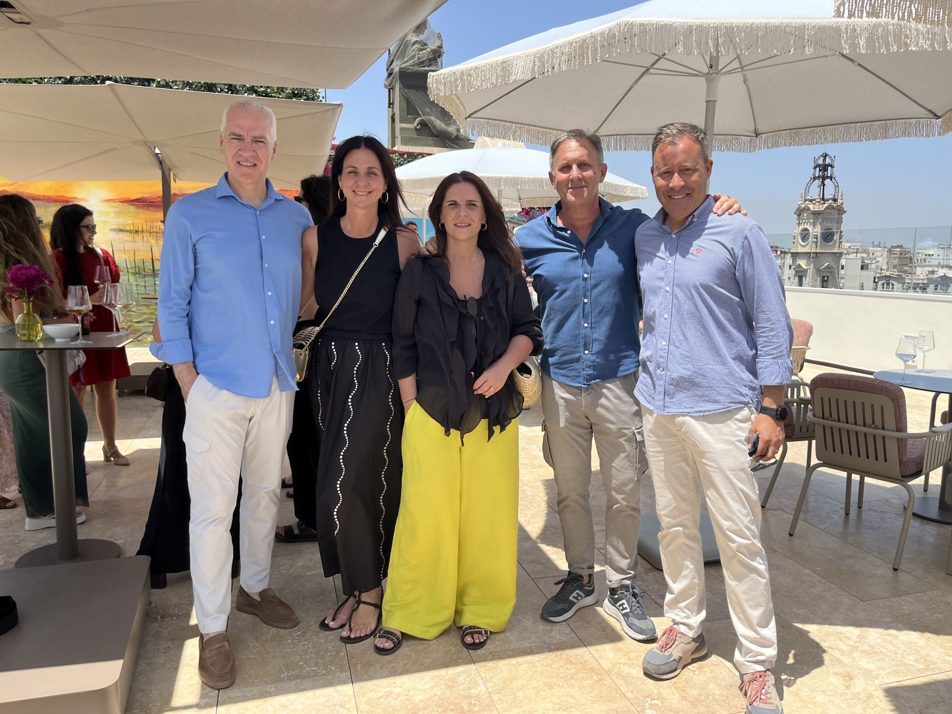 Pablo Sánchez, María Luisa Cervera, Amparo Jorge, Enrique Cabero y Jorge Caparrós.