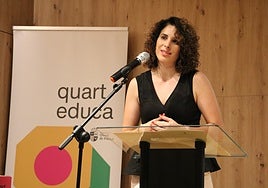 La alcaldesa de Quart Cristina Mora.