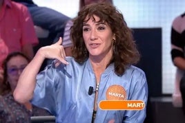 Marta Poveda, invitada de 'Pasapalabra'.