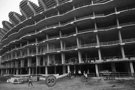 Exterior del nuevo estadio del Valencia.