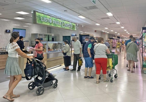 La sección Listo para Comer en un supermercado de Mercadona.