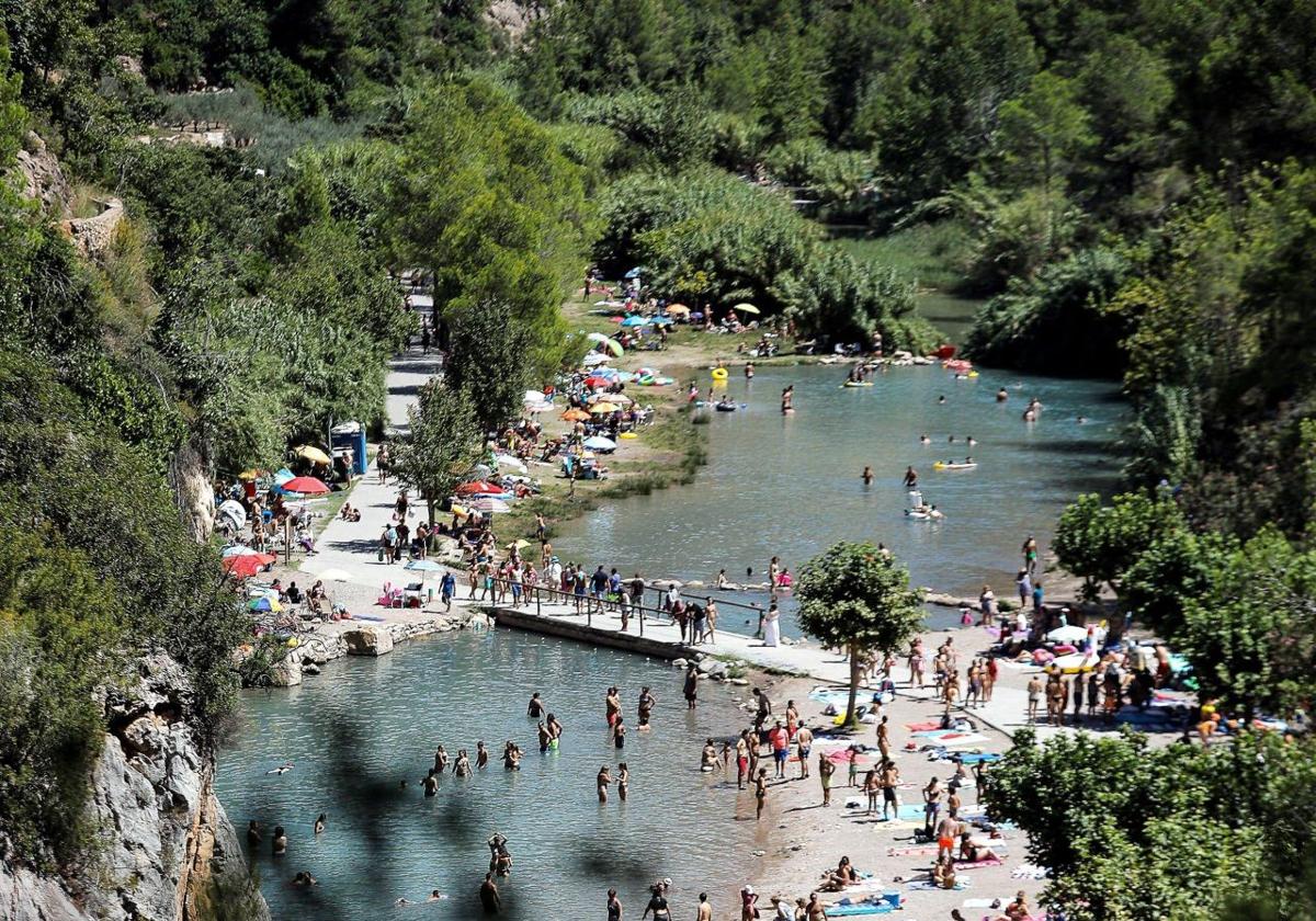 La piscina natural conocida como la Tailandia de Castellón