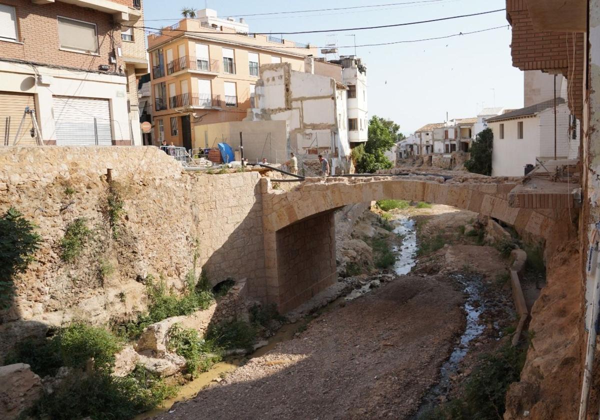 El Puente Viejo, este miércoles tras el desmontaje de la pasarela que lo cubría.