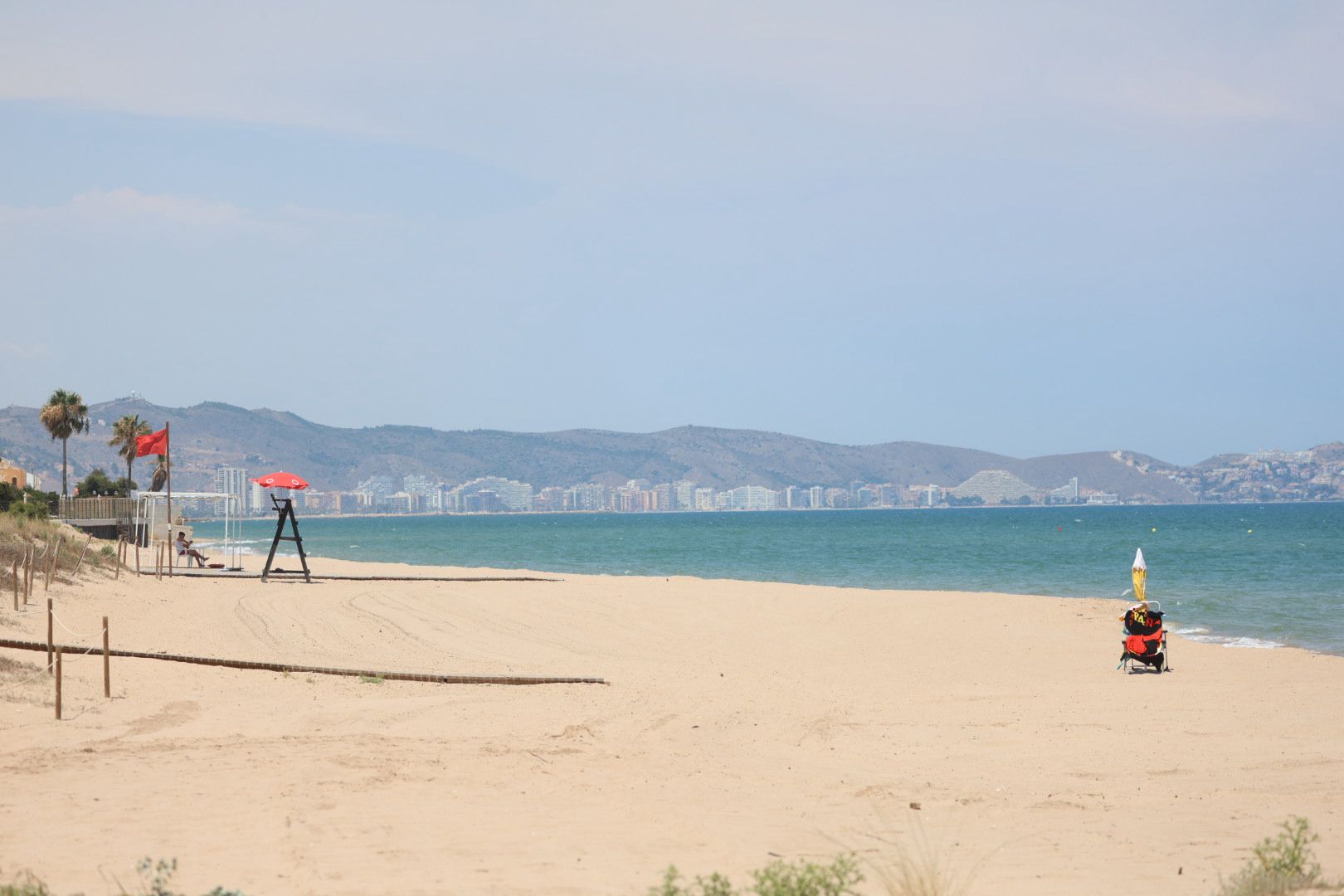 FOTOS | Playas cerradas este miércoles en Valencia