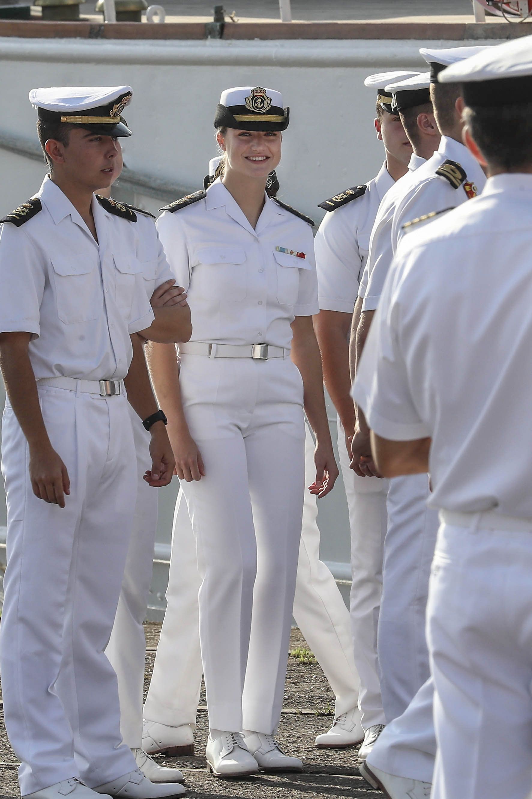 Fotos: La princesa Leonor llega a Gijón en el Juan Sebastián de Elcano