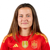 Claudia Pina, extremo izquierda de la selección.