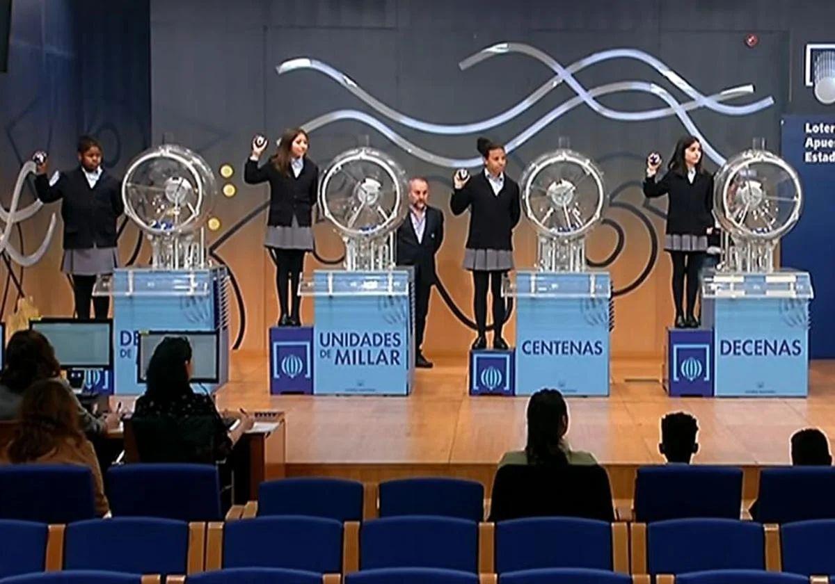 Un sorteo de la Lotería Nacional.