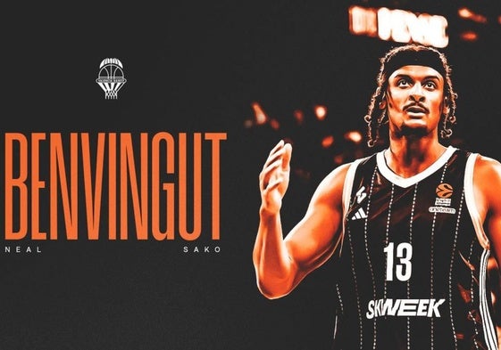 Neal Sako, nuevo jugador de Valencia Basket.