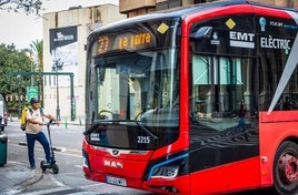 Uno de los nuevos buses de la flota de la EMT de Valencia