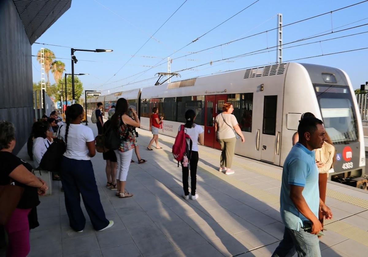 Estación de metro de Paiporta.