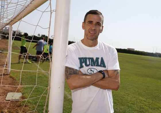 Jaume Doménech, en las instalaciones de La Grava de Puçol donde se entrena a diario.