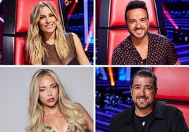 Edurne, Luis Fonsi, Ana Mena y Antonio Orozco.