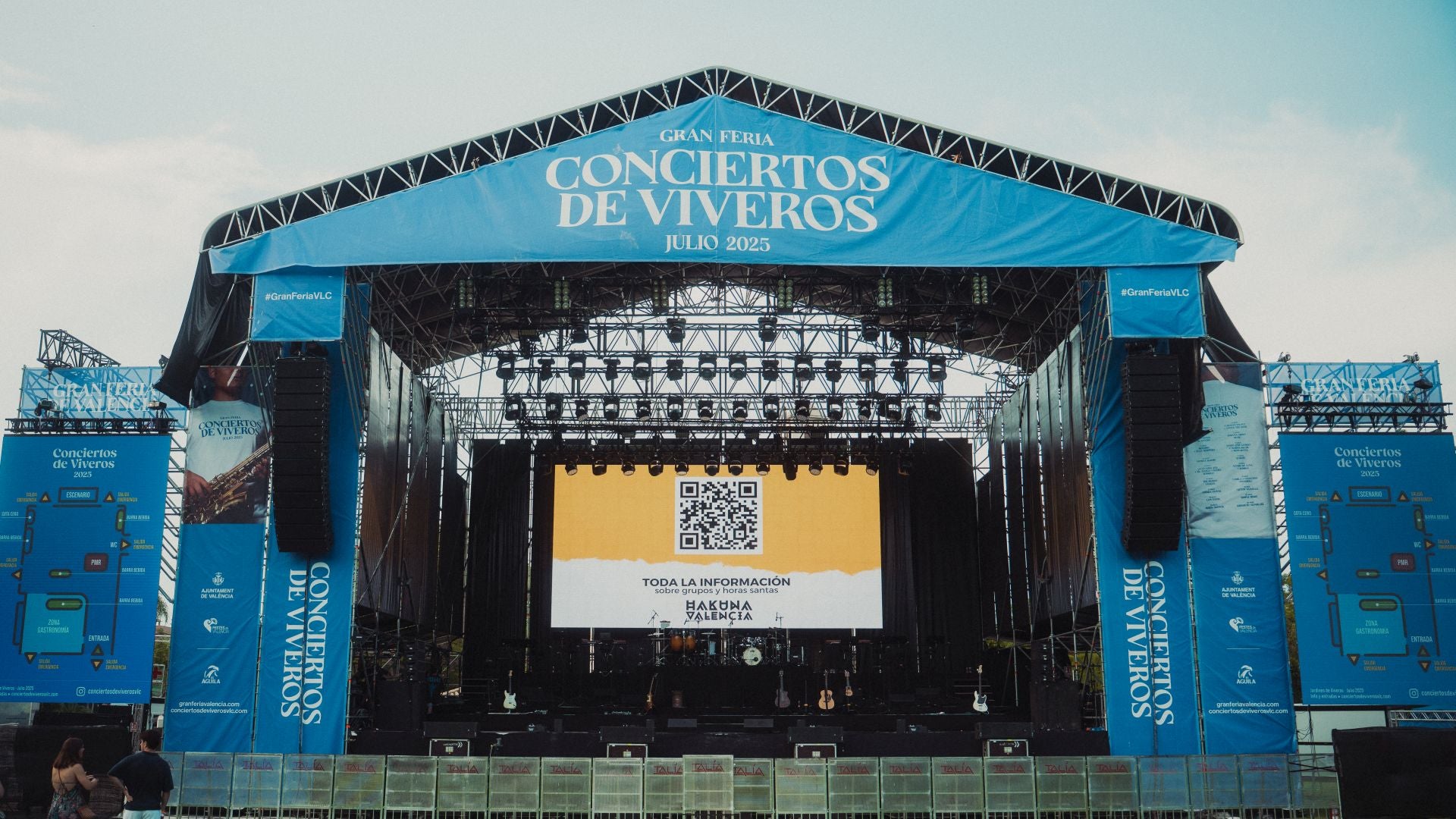 Concierto de Hakuna en los Jardines de Viveros de Valencia