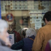 Una administración de lotería en una imagen de archivo.