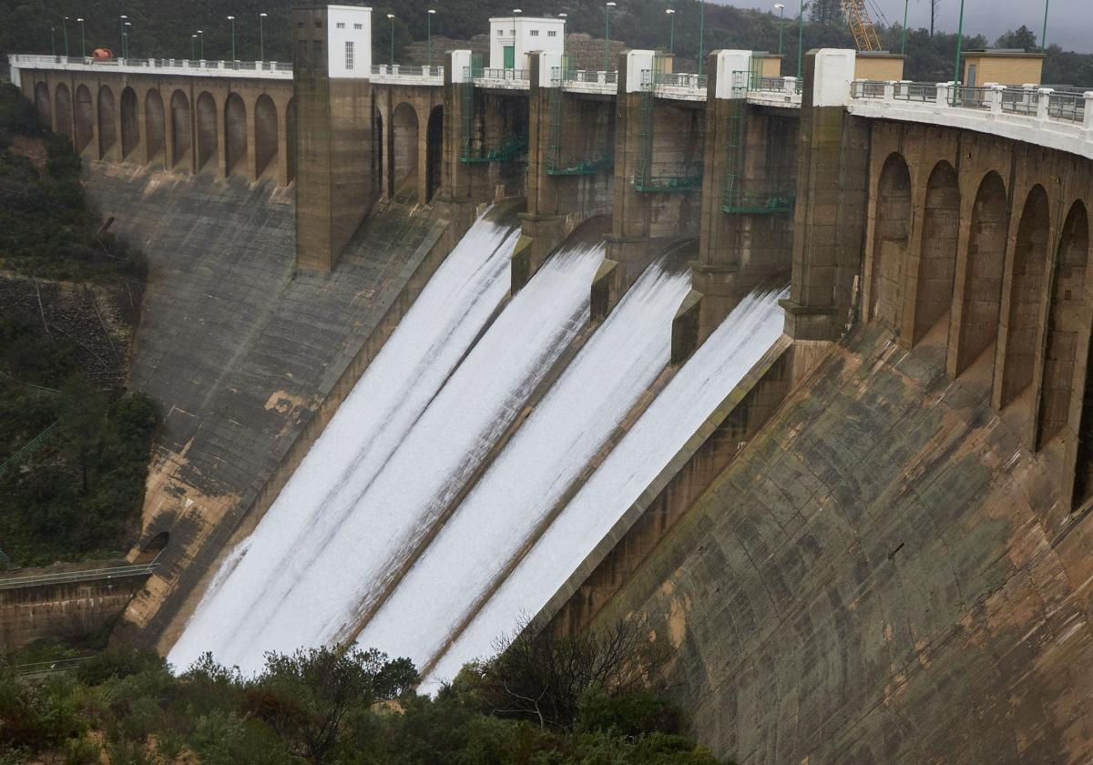Embalse de Forata el pasado mes de marzo.