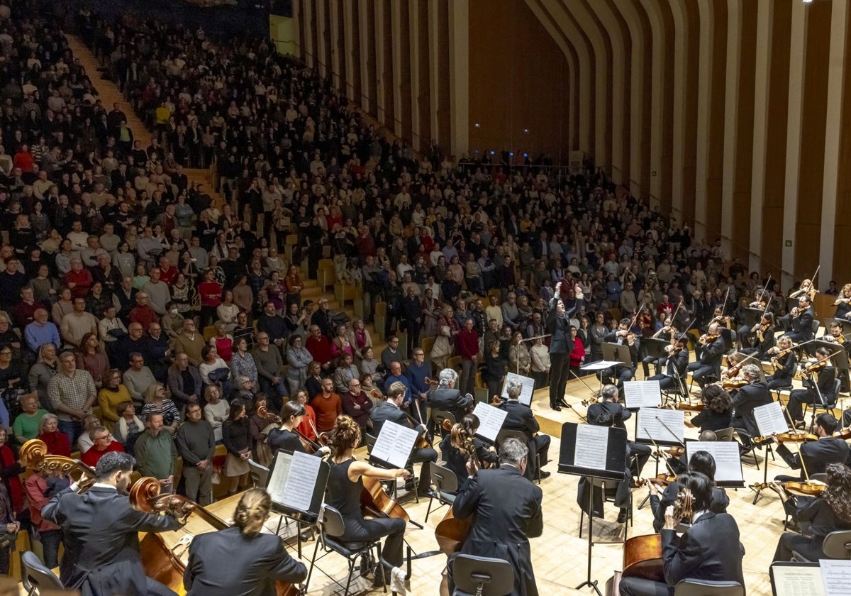 PúblicoConcierto en el palau de Les Arts.