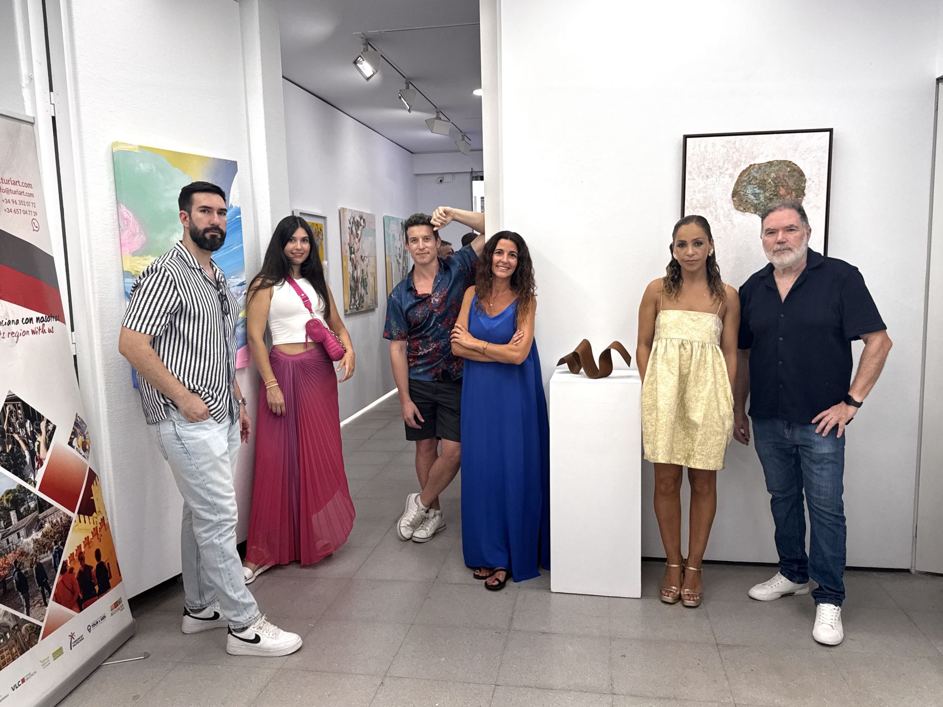 David Castillo, Gemalpu, Jordi Machí, Mapi Gómez, Tatiana Roig y Miguel Castillo.