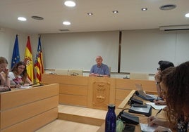 El alcalde de Paiporta, Vicent Ciscar, este martes.