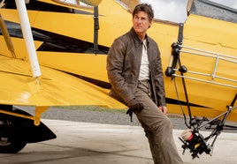 Tom cruise en el set de 'Misión Imposible: Sentencia final'