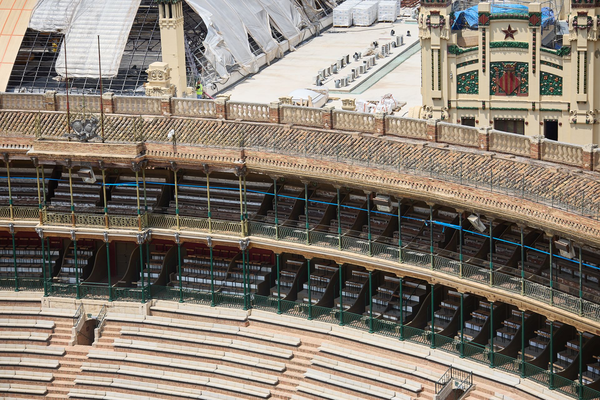 FOTOS | Así avanzan las obras de reforma en la plaza de toros de Valencia