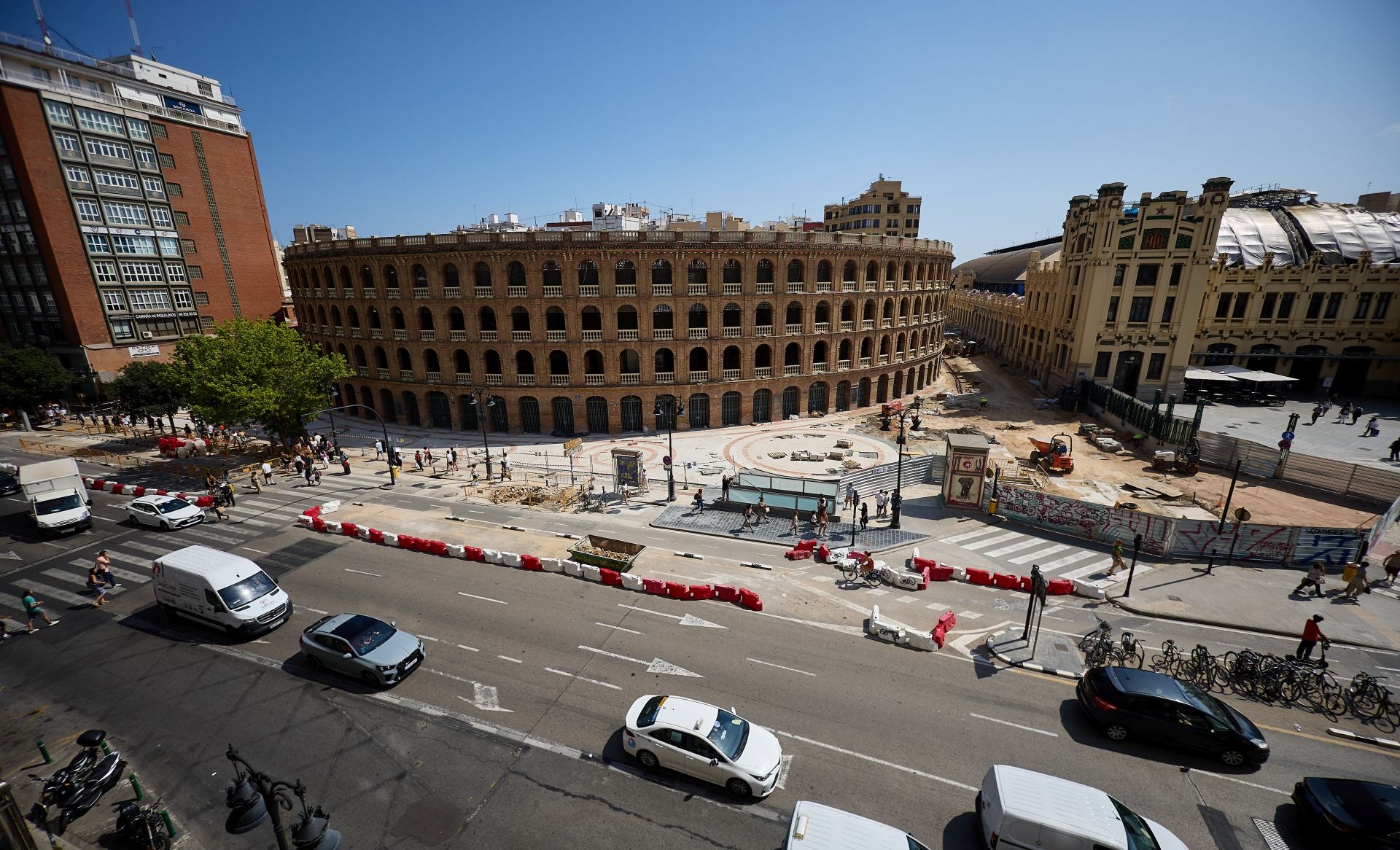 FOTOS | Así avanzan las obras de reforma en la plaza de toros de Valencia