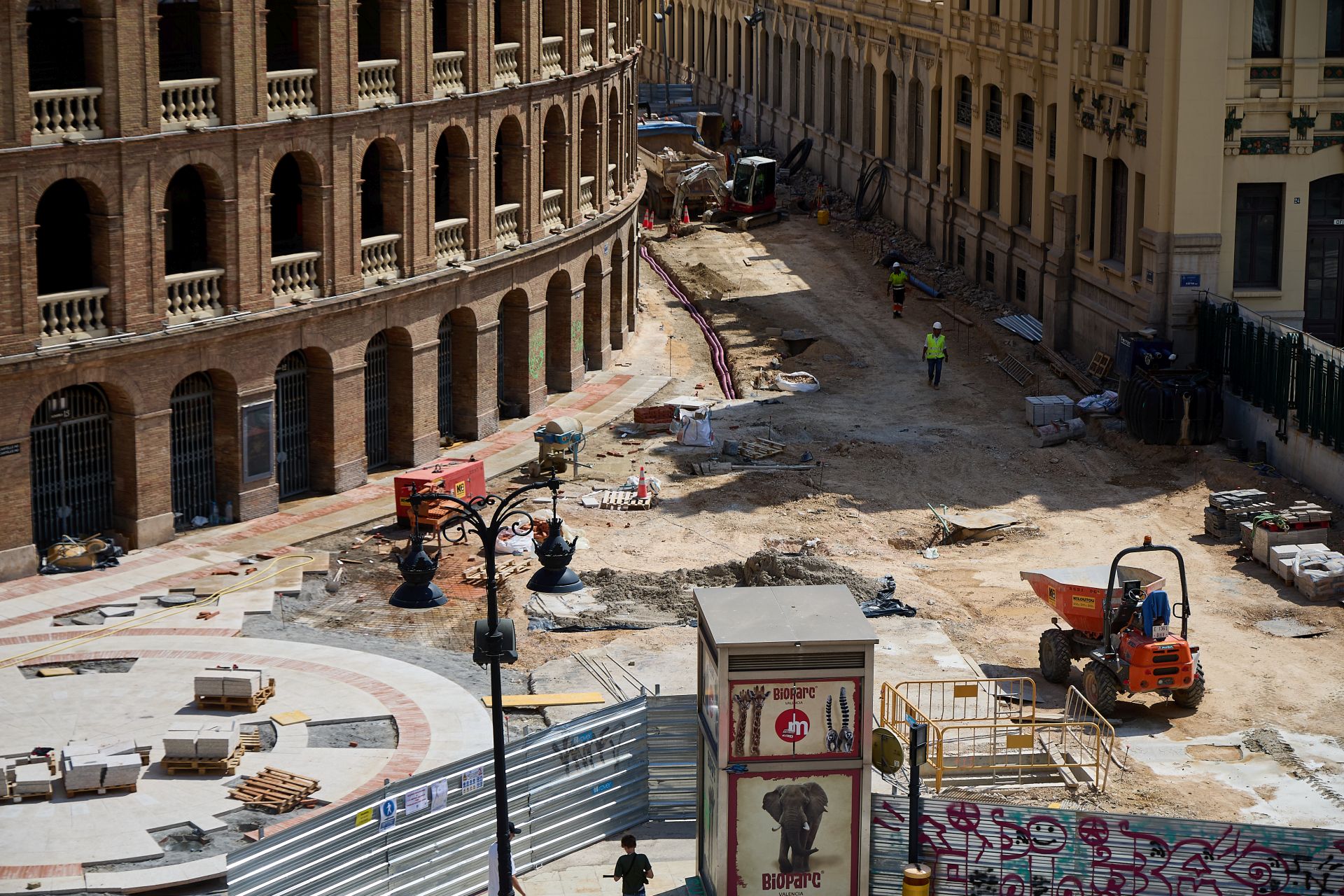 FOTOS | Así avanzan las obras de reforma en la plaza de toros de Valencia