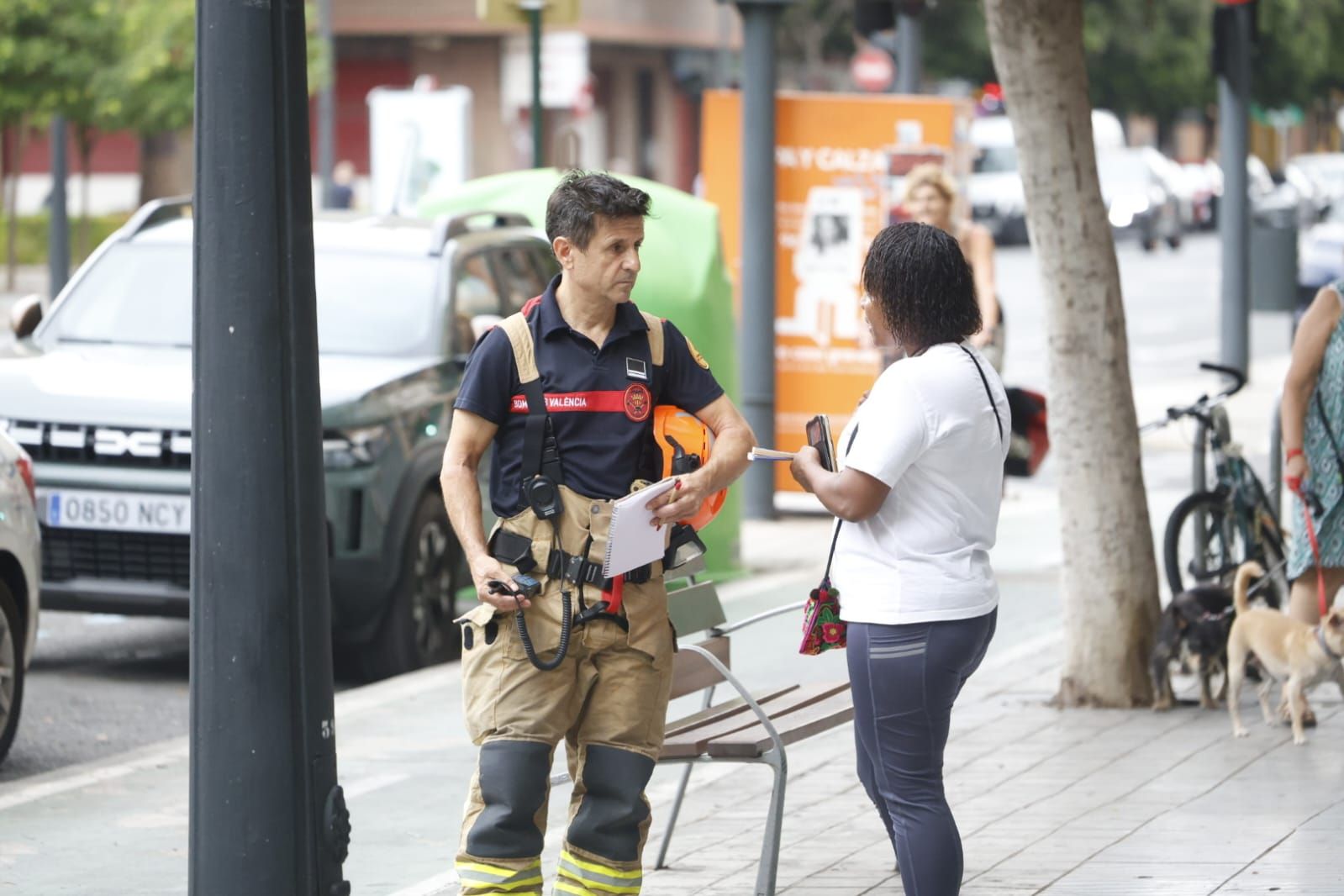 FOTOS | El día después del incendio en la avenida del Puerto