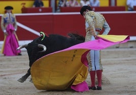 Una faena en la Feria del Toro de 2024.