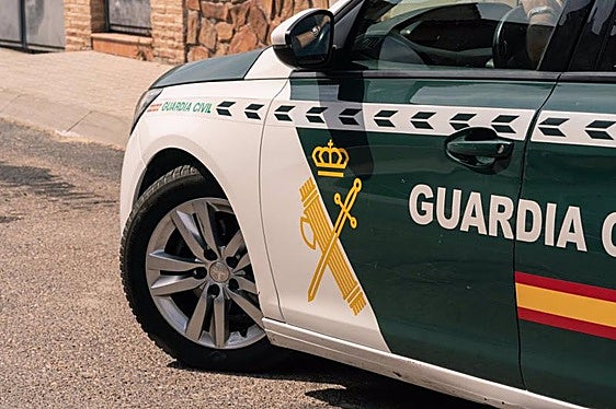 Vehículo de la Guardia Civil.