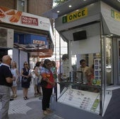 Venta de cupones de la ONCE. Imagen de archivo.