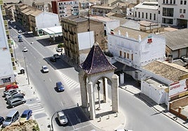 Calle San Vicente de Valencia, a la altura de Tomás Sala.